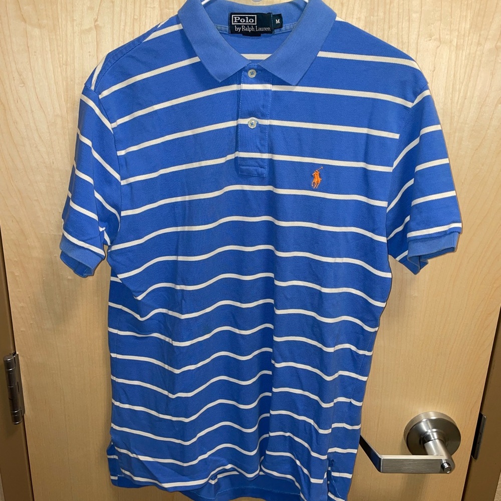 Polo Ralph Lauren Blue & White Polo